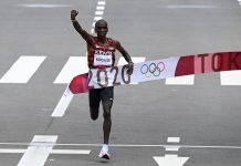 Eliud Kipchoge named Best Male Athlete of Tokyo 2020 Olympics
